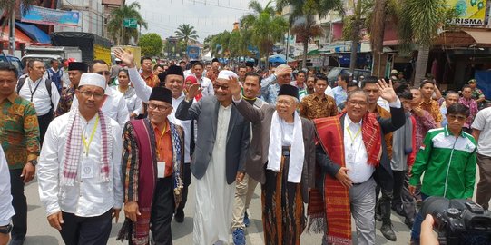 Ma'ruf Amin safari keliling Sumatera Utara