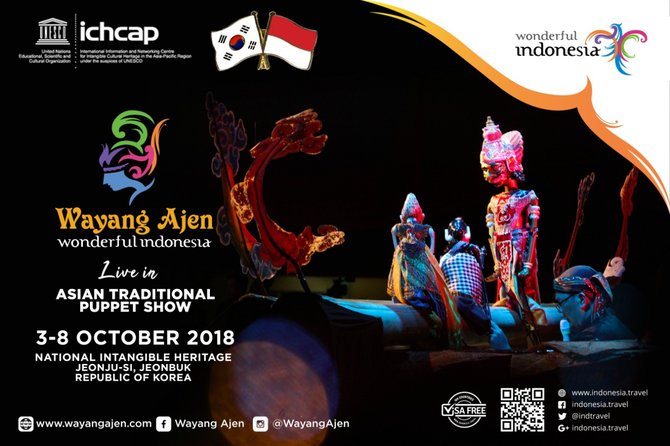 wayang ajen show di korea selatan