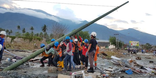 6 Gardu induk kembali beroperasi, 70 persen kebutuhan listrik Palu bisa dipenuhi