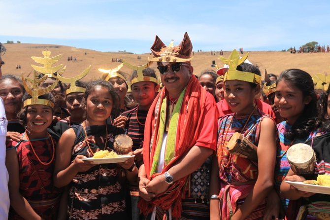 menpar arief yahya tinjau persiapan festival fulan fehan 2018