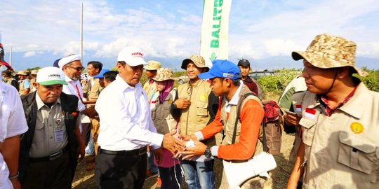 Kunjungi Palu, Mentan kawal distribusi bantuan korban gempa