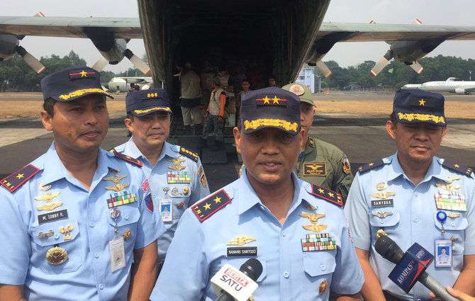 pengriman bantuan logistik ke palu