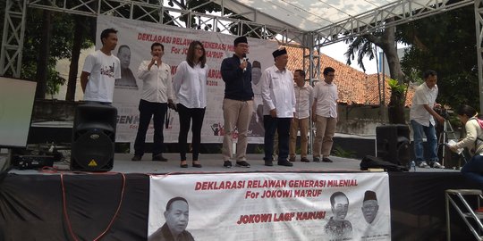 GenMilenial, pasukan udara pendukung Jokowi-Ma'ruf Amin