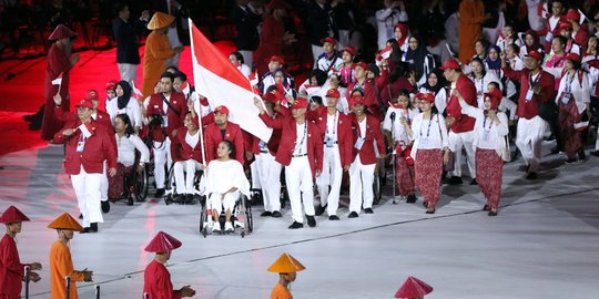 Parade atlet sejumlah negara meriahkan Asian Para Games 2018