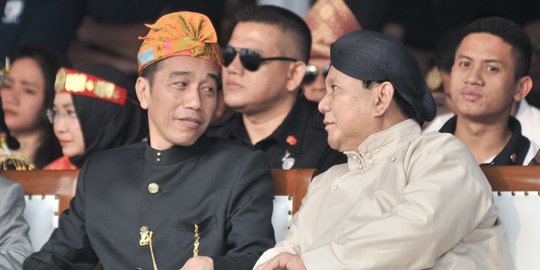 SMRC: Elektabilitas Jokowi naik jadi 60,4%, Prabowo turun jadi 29,8%