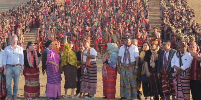 1.500 Penari Likurai sukses beraksi di Fulan Fehan