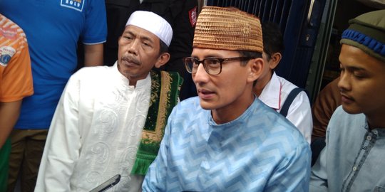 Sandiaga dan Anies hadiri tablig akbar Majelis Rasulullah di Monas