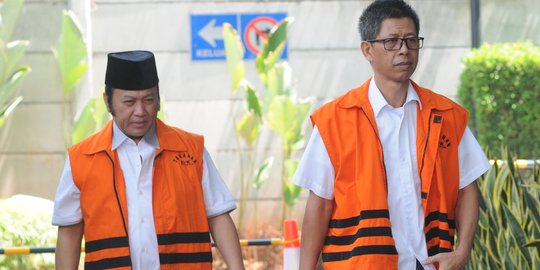 Tersangka suap Wahid Husein dan Zainudin Hasan jalani pemeriksaan lanjutan di KPK