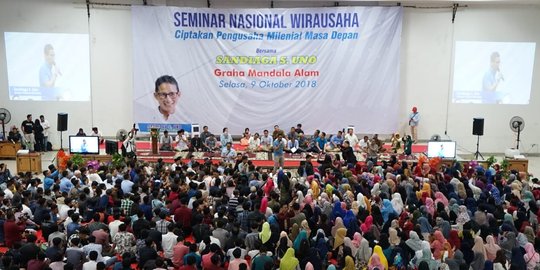 Di Bandar Lampung, Sandiaga ungkap kunci sukses di dunia usaha