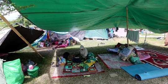 Khawatir gempa susulan, 190.180 warga di Sigi pilih bertahan di pengungsian