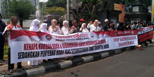 Setelah dari Polda Metro, massa dan Amien Rais berencana sambangi KPK