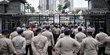 Aksi massa Alumni 212 kawal pemeriksaan Amien Rais di Polda Metro Jaya