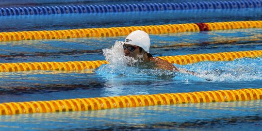 Final 100 meter renang gaya dada di Asian Para Games 2018