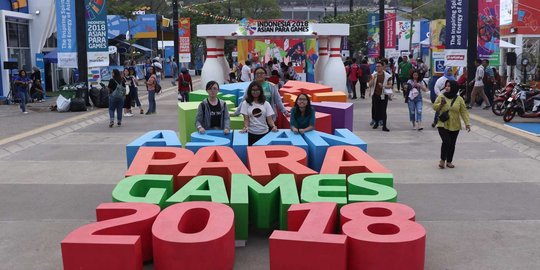 Kemeriahan zona festival Asian Para Games 2018