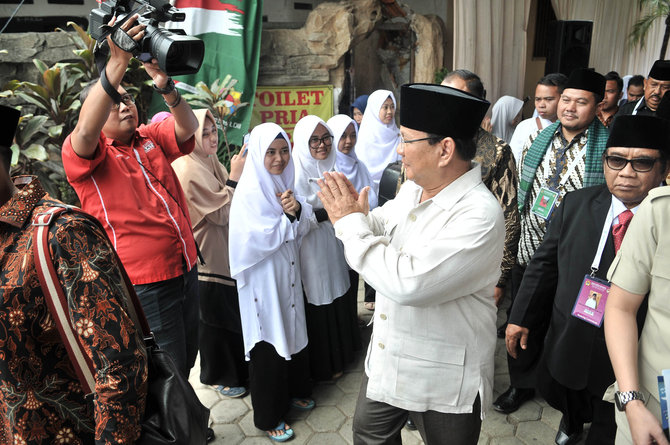 prabowo hadiri rakernas ldii