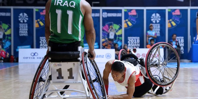 Tim para basket putra Irak hajar Indonesia