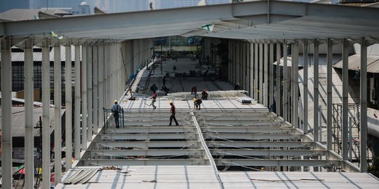 Skybridge Tanah Abang ditargetkan beroperasi 15 Oktober 2018