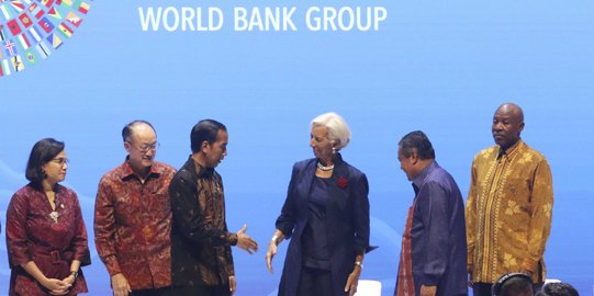 Jokowi di pertemuan IMF-World Bank: Negara-negara sedang alami tekanan besar