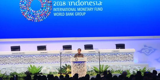 Jokowi buka rapat pleno pertemuan tahunan IMF - WB 2018