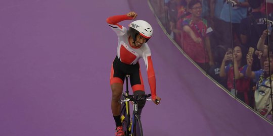 M Fadli sukses raih emas di cabang balap sepeda Asian Para Games