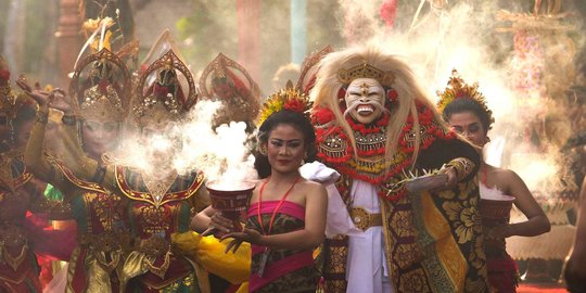 Kemeriahan Karnaval Budaya Bali di pertemuan tahunan IMF-World Bank 2018