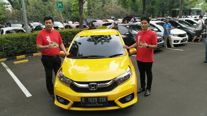 penyerahan all new brio ke konsumen