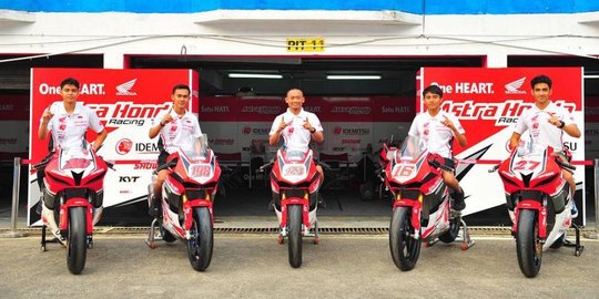 Dominasi Astra Honda Racing Team pada sesi kualifikasi ARRC 2018 seri kelima