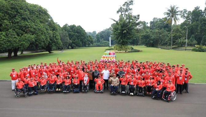 silaturahmi dan apresiasi atlet indonesia asia para games 2018