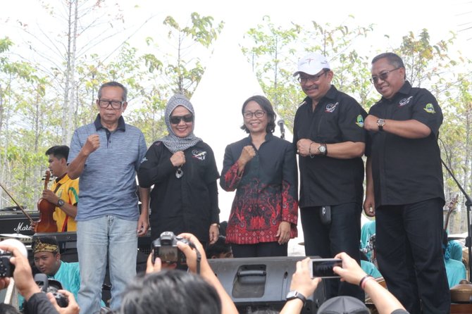 pembukaan festival geopark ciletuh 2018