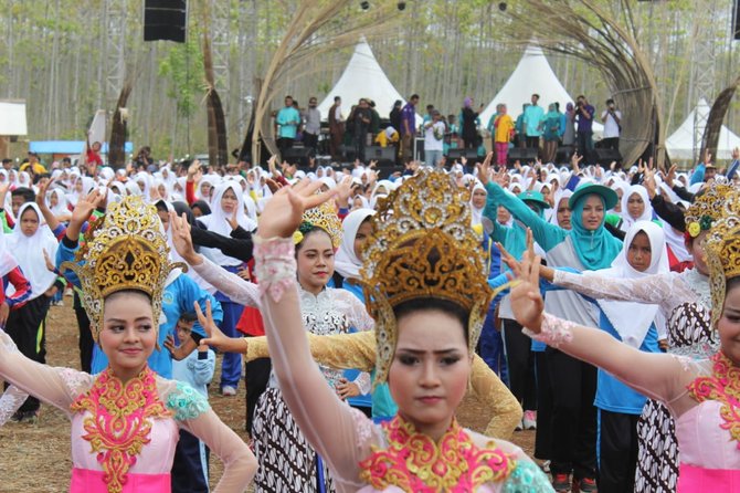 pembukaan festival geopark ciletuh 2018