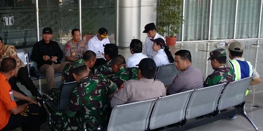 Setelah dua minggu, terminal Bandara Palu kembali beroperasi