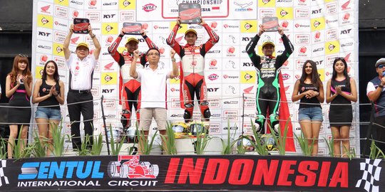 Astra Honda Racing Team kembali rajai podium ARRC 2018 hari kedua