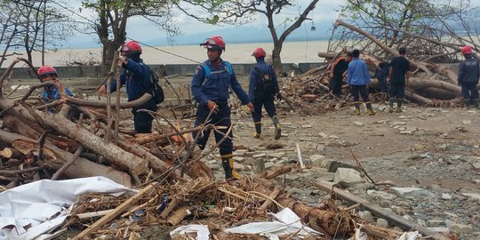 Cerita Damkar evakuasi pengunjung Festival Palu Nomoni dari tsunami