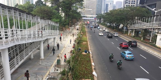 Trotoar di Jakarta bakal dipernyaman untuk mendukung MRT
