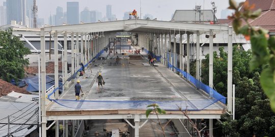 Usai soft launching skybridge Tanah Abang, Jalan Jatibaru akan segera dibuka