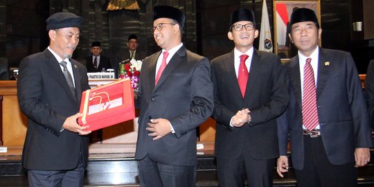 Rapor penilaian DPRD DKI Jakarta di setahun kinerja Anies Baswedan