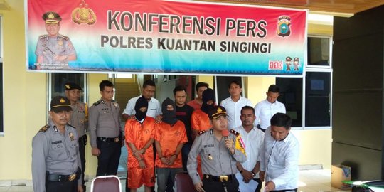 Polres Kuansing tangkap buronan begal yang tewaskan pelajar SMP