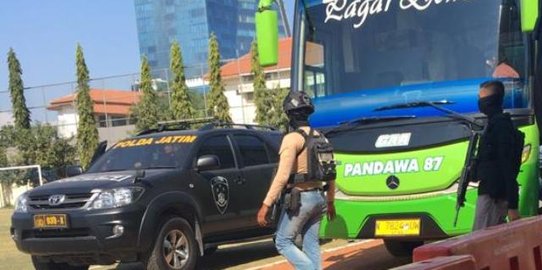 23 Tersangka teroris di Jatim diboyong ke Jakarta