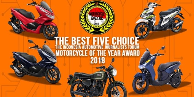 Honda PCX Hybrid finalis sepeda motor terbaik 2018