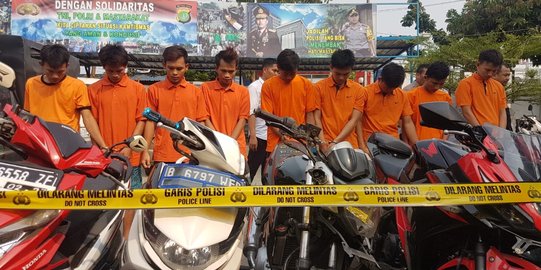 Polisi dikeroyok kelompok pemuda di Jatiuwung saat bubarkan balap liar