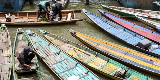 Puluhan nelayan di Palembang pakai konverter kit elpiji pengganti BBM