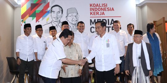 Jawab kritik Prabowo, Erick Thohir tegaskan Jokowi pekerja keras dan salatnya rajin