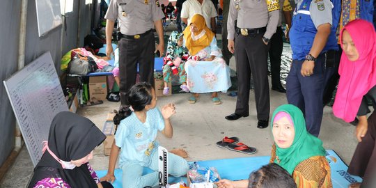 Rumah terendam banjir, ratusan warga Dumai mengungsi