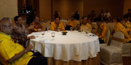 Harmoko hingga Luhut Pandjaitan hadiri perayaan HUT ke-54 Golkar di Kuningan