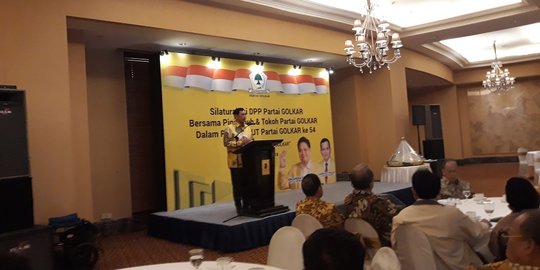 Perayaan HUT ke-54 Golkar, Luhut pesan seluruh kader setia kepada Airlangga Hartarto