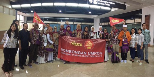 Fiesta lepas keberangkatan umroh pemenang Rejeki Fiesta 2018