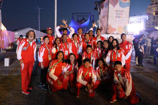 para atlet indonesia di youth olympic games 2018