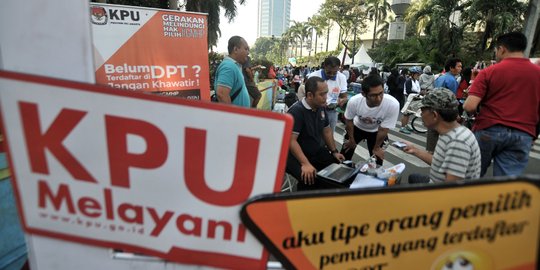 KPU gelar Gerakan Melindungi Hak Pilih di CFD Jakarta