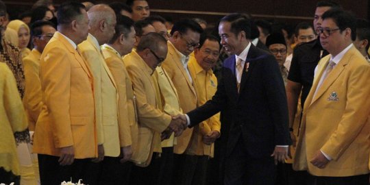 Jokowi hadiri Hut Partai Golkar ke-54