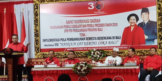 PDIP targetkan kemenangan Jokowi-Ma'ruf Amin di Bali capai 80 persen